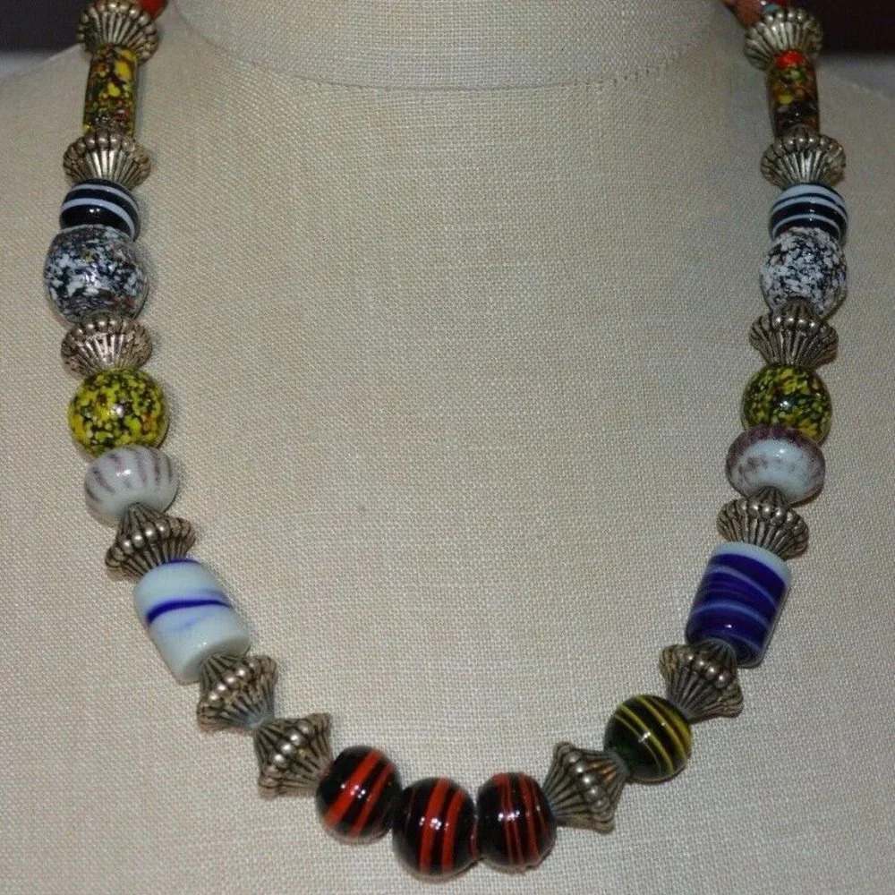 Vintage Karla Jordan Mixed Material Bead Beaded